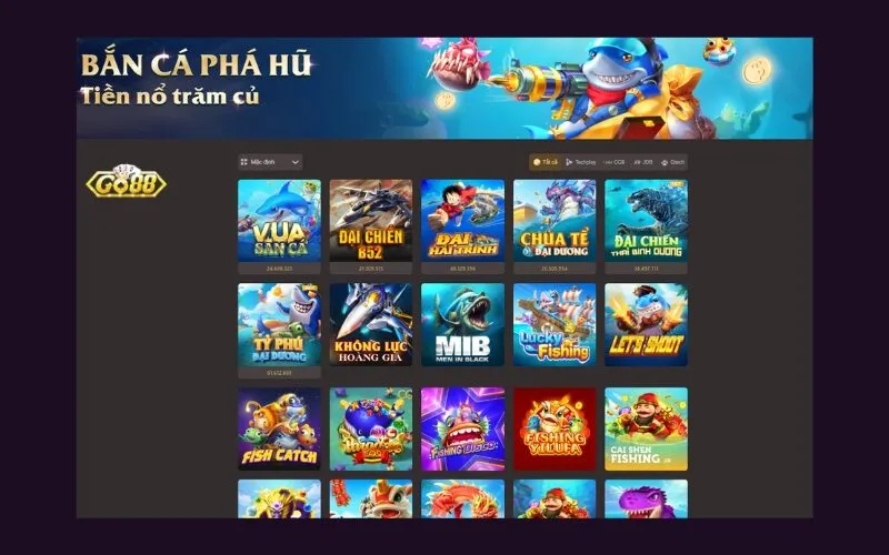 Mặc dù là cùng một thể loại game, nhưng mỗi tựa game nổ hũ tại Go88 đều có lối chơi và chủ đề riêng biệt, việc trải nghiệm không trở nên nhàm chán hay đơn điệu.