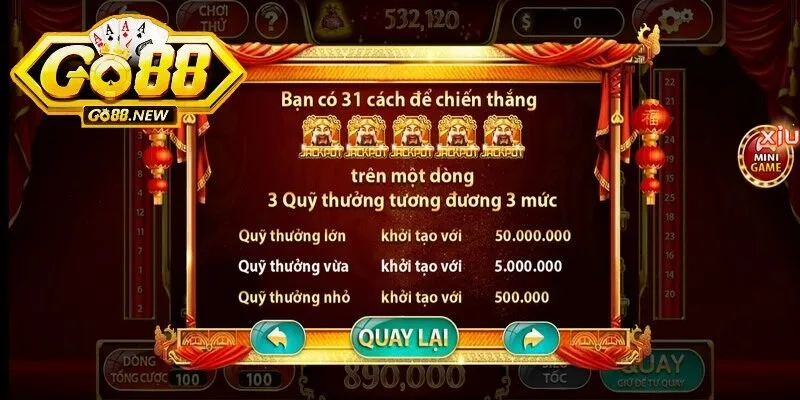 Game Thần tài mà GO88 đang cung cấp có nhiều chế độ chơi