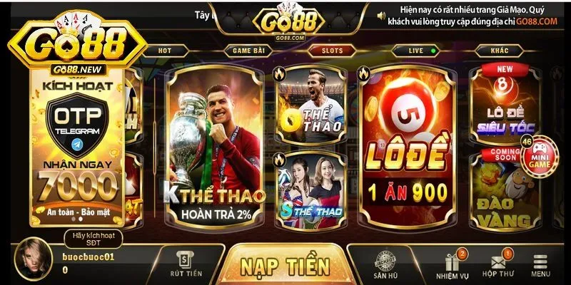 Thể thao tại Go88 thu hút sự quan tâm và chú ý đặc biệt từ cộng đồng game thủ