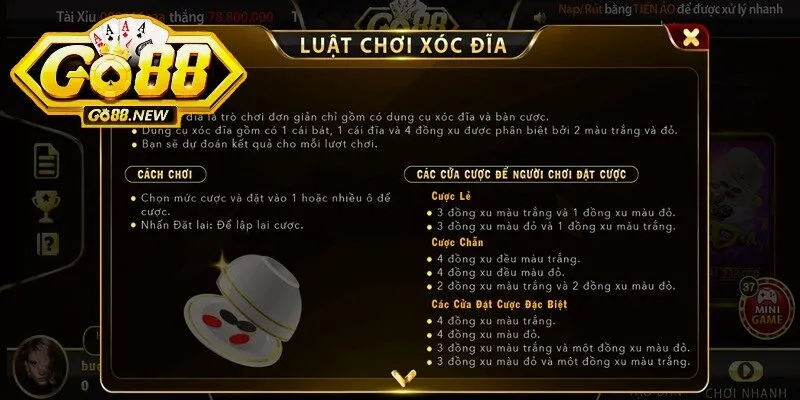 Nâng cao cơ hội thắng khi tham gia Xóc đĩa tại Go88 từ mẹo chơi của cao thủ