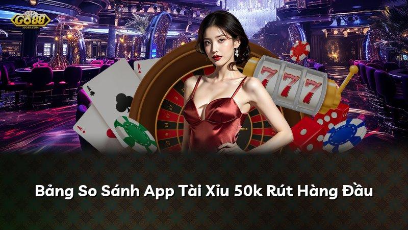 Bảng So Sánh App Tài Xỉu 50k Rút Hàng Đầu