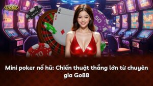 Mini poker nổ hũ: Chiến thuật thắng lớn từ chuyên gia Go88
