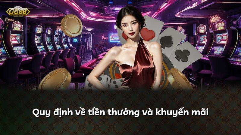 Quy định về tiền thưởng và khuyến mãi